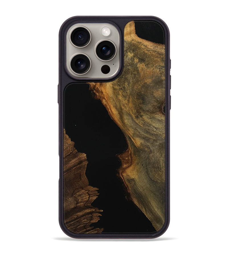 iPhone 16 Pro Max Wood Phone Case - Zack (Wood Burl, 750636)