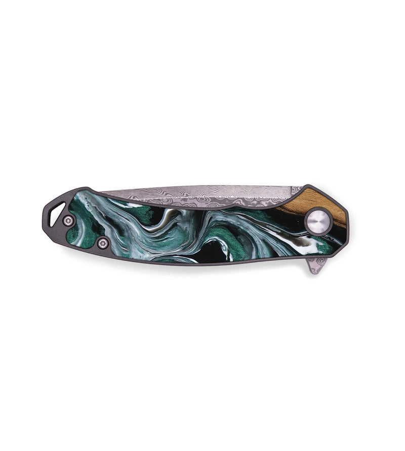 EDC Wood Pocket Knife - Felton (Green, 750642)