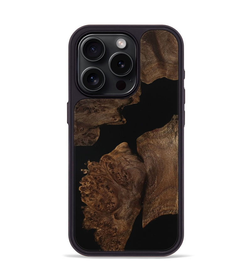 iPhone 15 Pro Wood Phone Case - Bryson (Wood Burl, 750667)