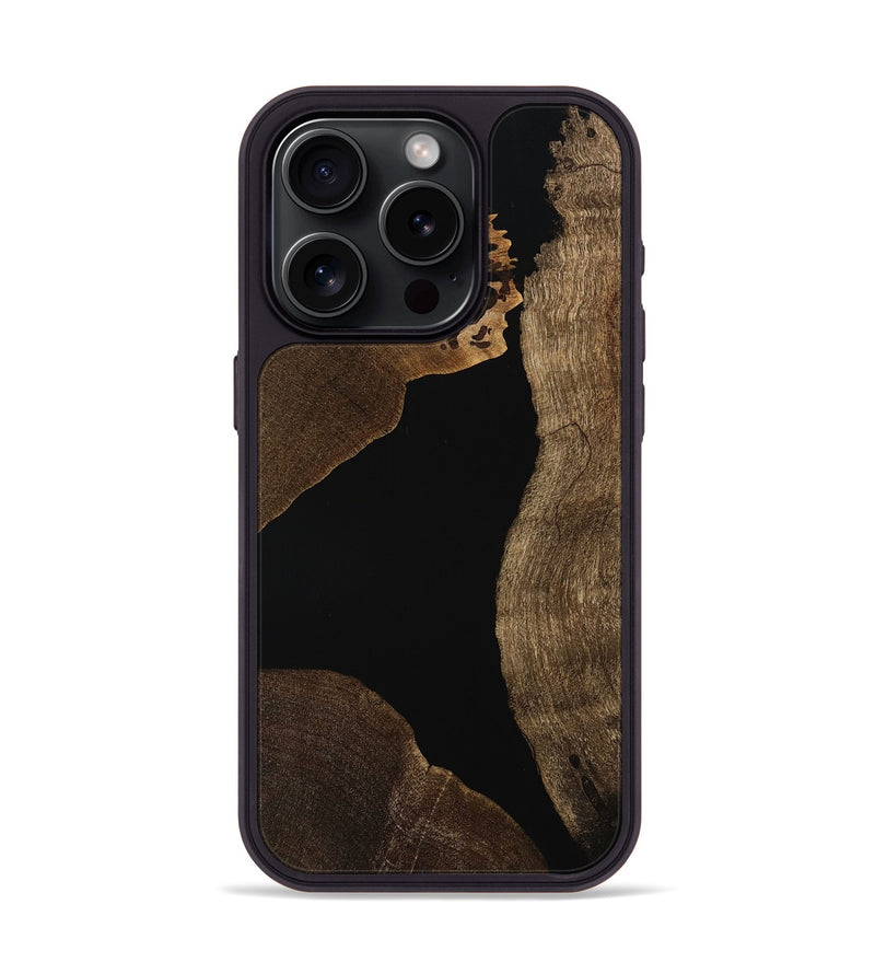iPhone 15 Pro Wood Phone Case - Norbert (Wood Burl, 750672)