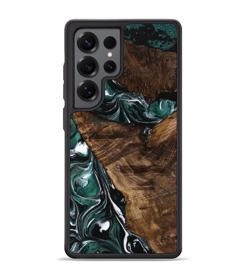 Galaxy S25 Ultra Wood Phone Case - Moises (Green, 750689)