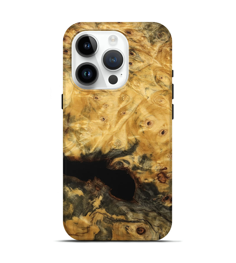 iPhone 15 Pro Wood Live Edge Phone Case - Jamiya (Wood Burl, 750712)