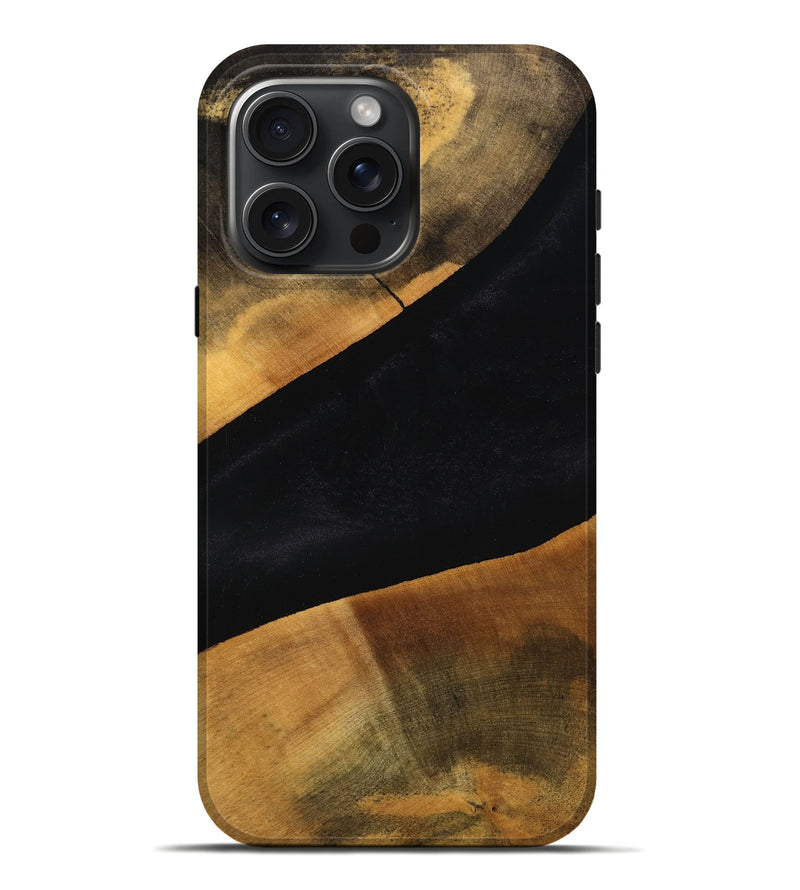 iPhone 16 Pro Max Wood Live Edge Phone Case - Holden (Wood Burl, 750728)