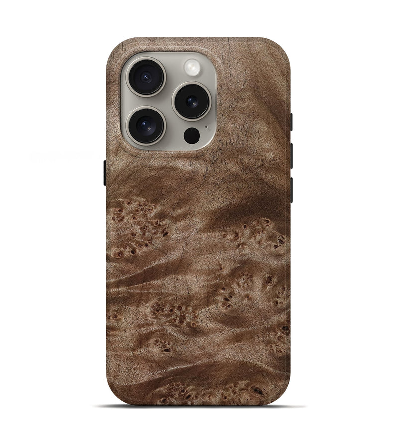iPhone 16 Pro Wood Live Edge Phone Case - Rosie (Wood Burl, 750730)