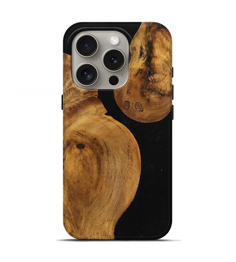 iPhone 16 Pro Wood Live Edge Phone Case - Russ (Wood Burl, 750732)