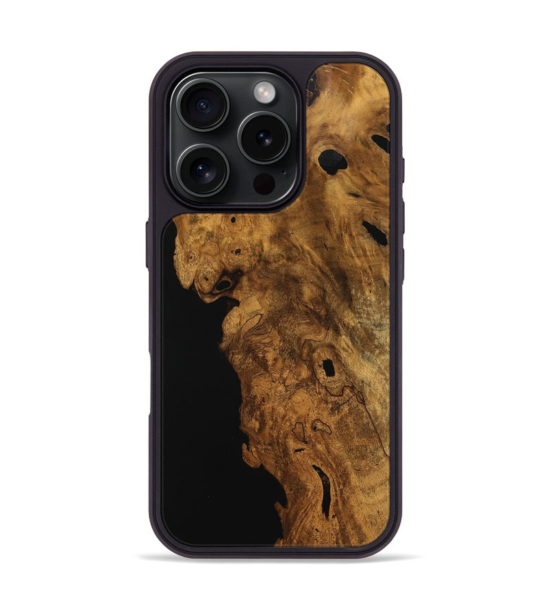 iPhone 16 Pro Wood Phone Case - Hassan (Wood Burl, 750744)