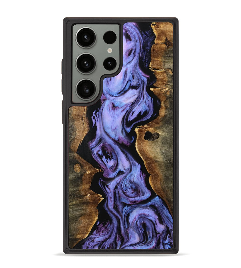 Galaxy S23 Ultra Wood Phone Case - Alysha (Purple, 750783)