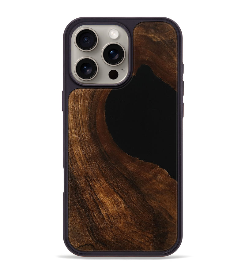 iPhone 16 Pro Max Wood Phone Case - Alize (Wood Burl, 750809)