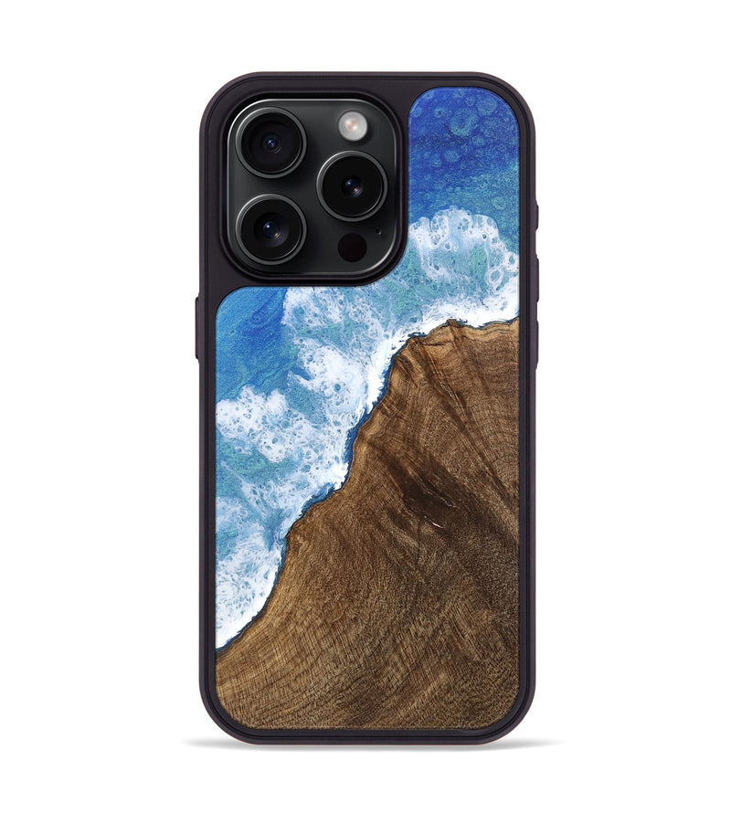 iPhone 15 Pro Wood Phone Case - Rebecca (Coastal, 750896)