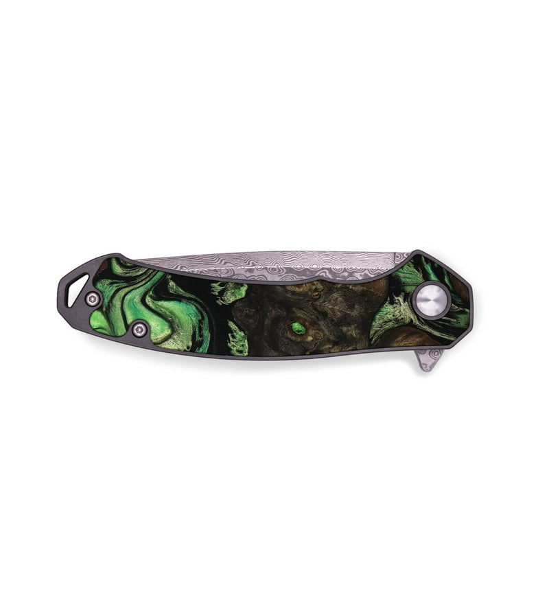 EDC Wood Pocket Knife - Jevon (Green, 751035)