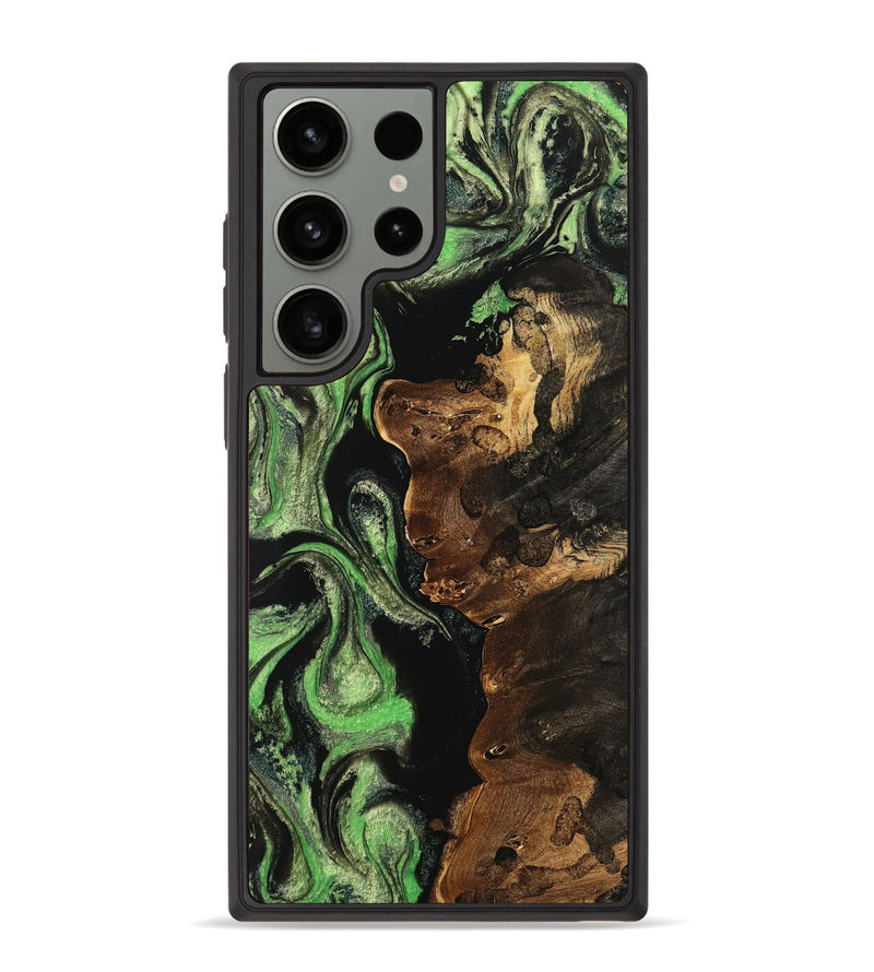 Galaxy S23 Ultra Wood Phone Case - Webster (Green, 751095)