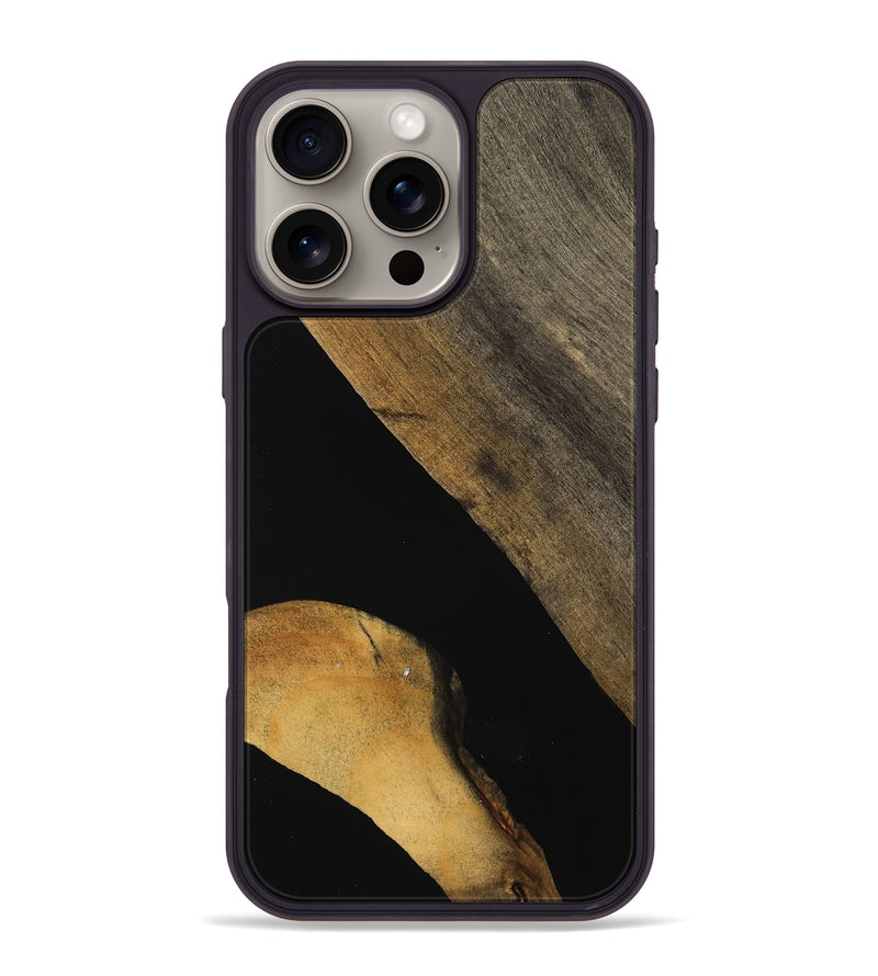 iPhone 16 Pro Max Wood Phone Case - Darrell (Wood Burl, 751170)