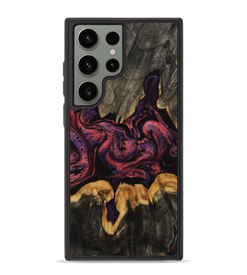 Galaxy S23 Ultra Wood Phone Case - Deven (Purple, 751203)