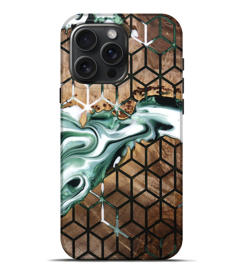 iPhone 16 Pro Max Wood Live Edge Phone Case - Amaya (Pattern, 751263)