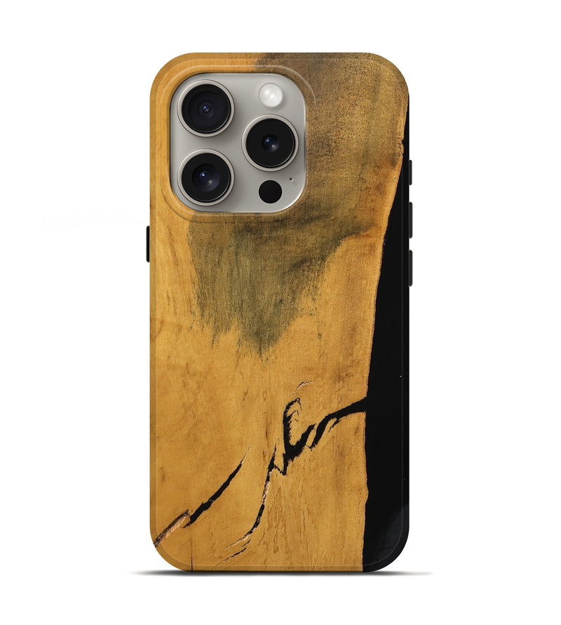 iPhone 16 Pro Wood Live Edge Phone Case - Karter (Wood Burl, 751291)
