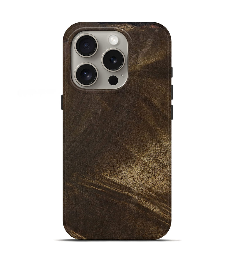 iPhone 16 Pro Wood Live Edge Phone Case - Faye (Wood Burl, 751305)