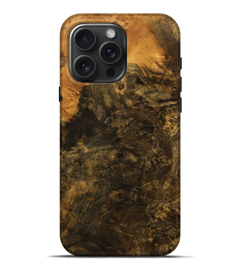 iPhone 16 Pro Max Wood Live Edge Phone Case - Ares (Wood Burl, 751310)