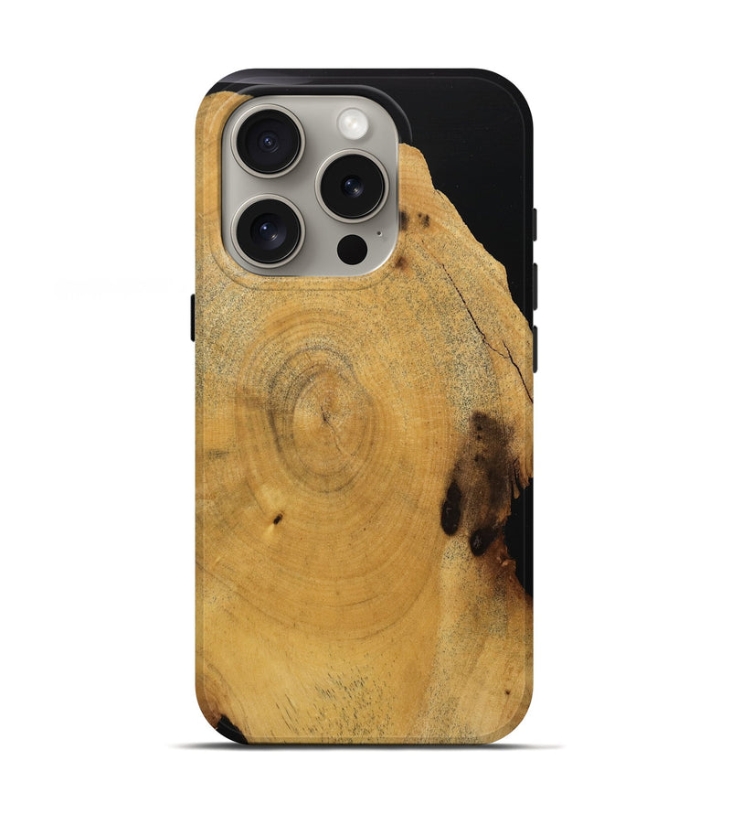 iPhone 16 Pro Wood Live Edge Phone Case - Yareli (Wood Burl, 751324)