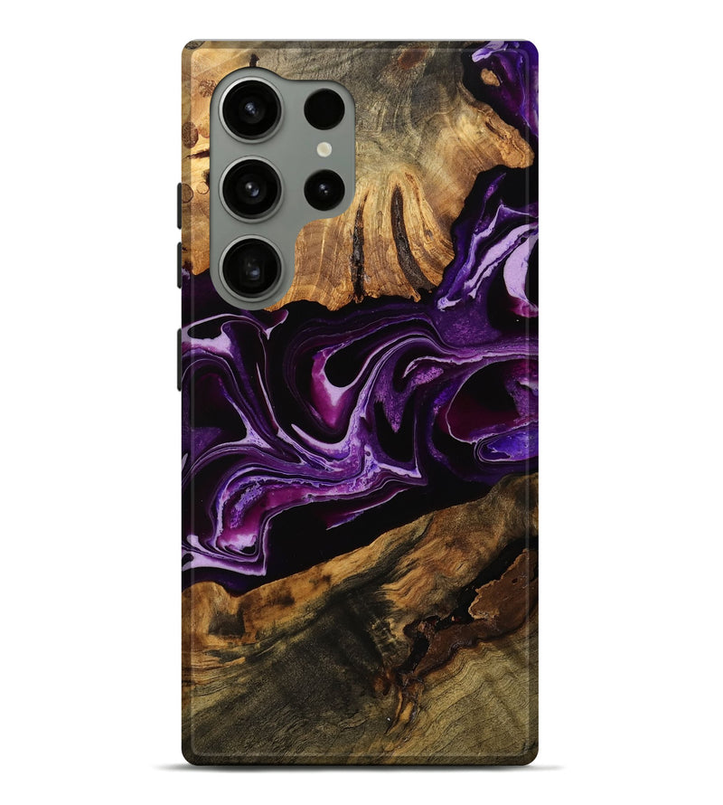 Galaxy S24 Ultra Wood Live Edge Phone Case - Eli (Purple, 751339)