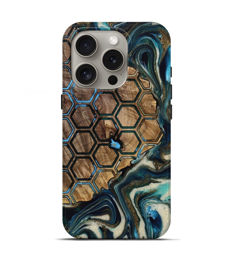 iPhone 16 Pro Wood Live Edge Phone Case - Shari (Pattern, 751342)