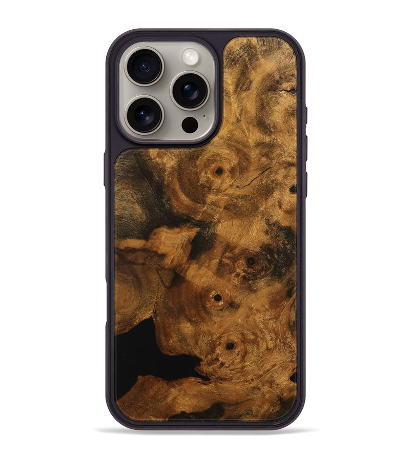 iPhone 16 Pro Max Wood Phone Case - Lucca (Wood Burl, 751353)