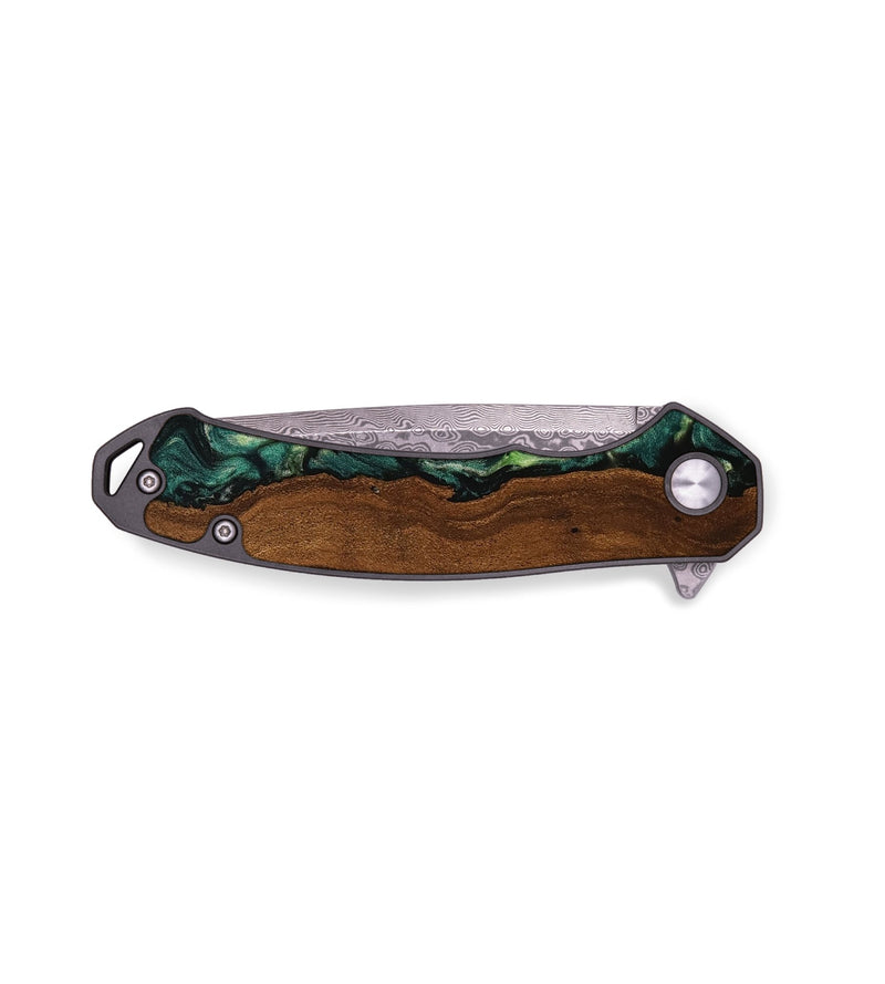 EDC Wood Pocket Knife - Matt (Green, 751454)