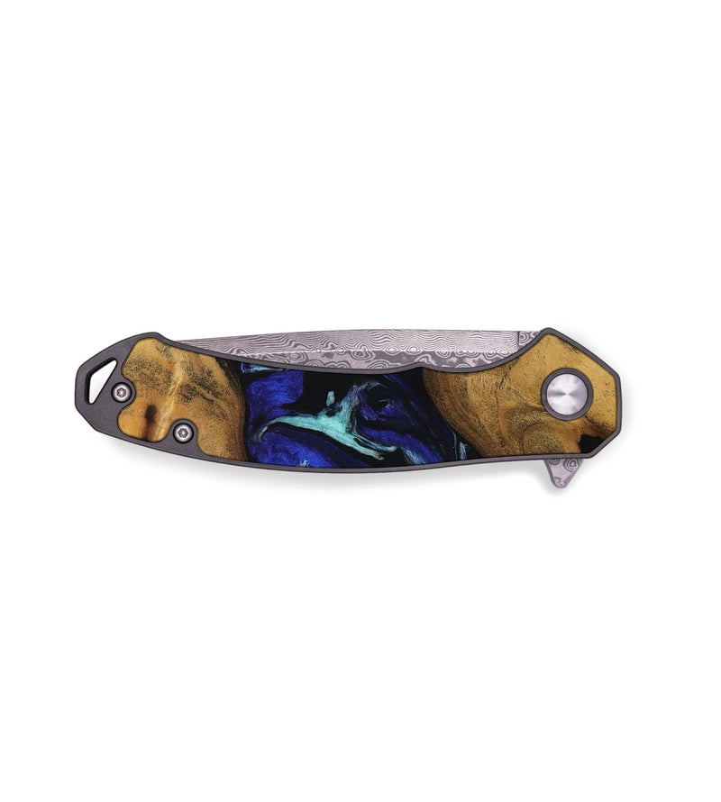 EDC Wood Pocket Knife - Brook (Blue, 751459)
