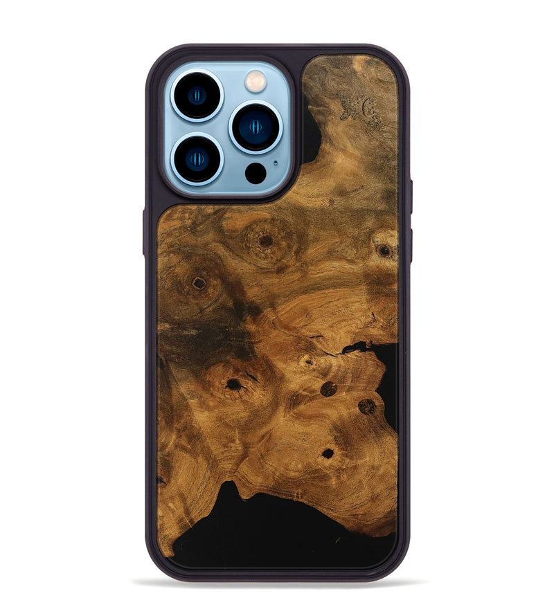 iPhone 14 Pro Max Wood Phone Case - Jaydin (Wood Burl, 751477)