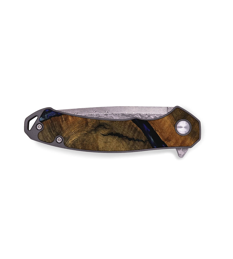 EDC Wood Pocket Knife - Wash (Blue, 751480)