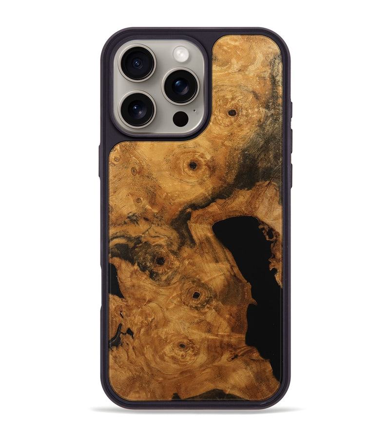 iPhone 16 Pro Max Wood Phone Case - Zayd (Wood Burl, 751483)