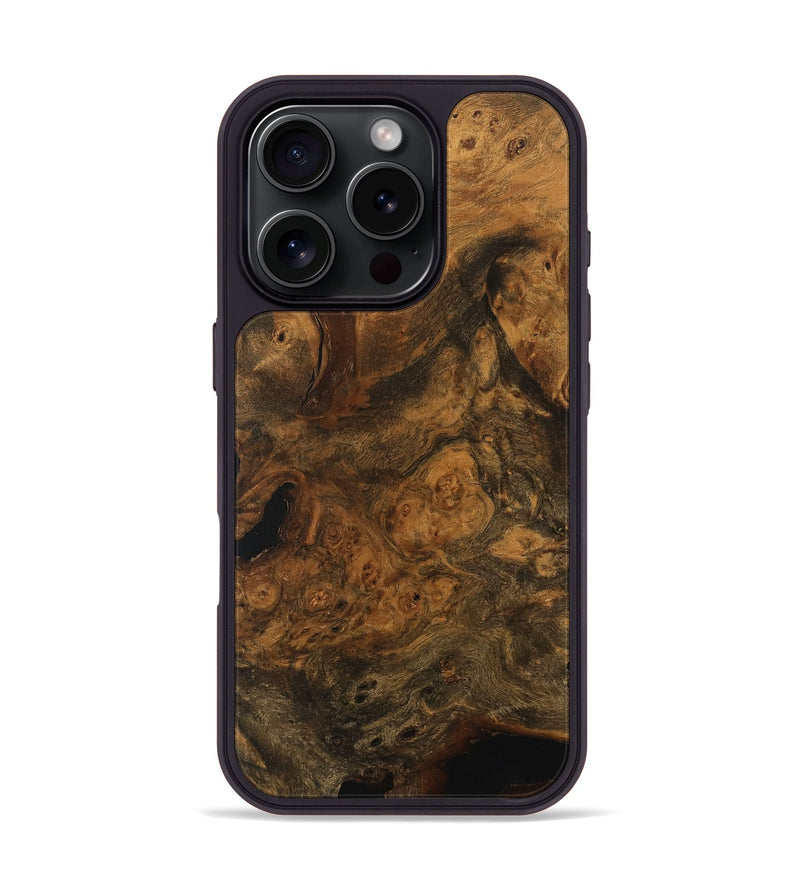 iPhone 16 Pro Wood Phone Case - Homer (Wood Burl, 751493)