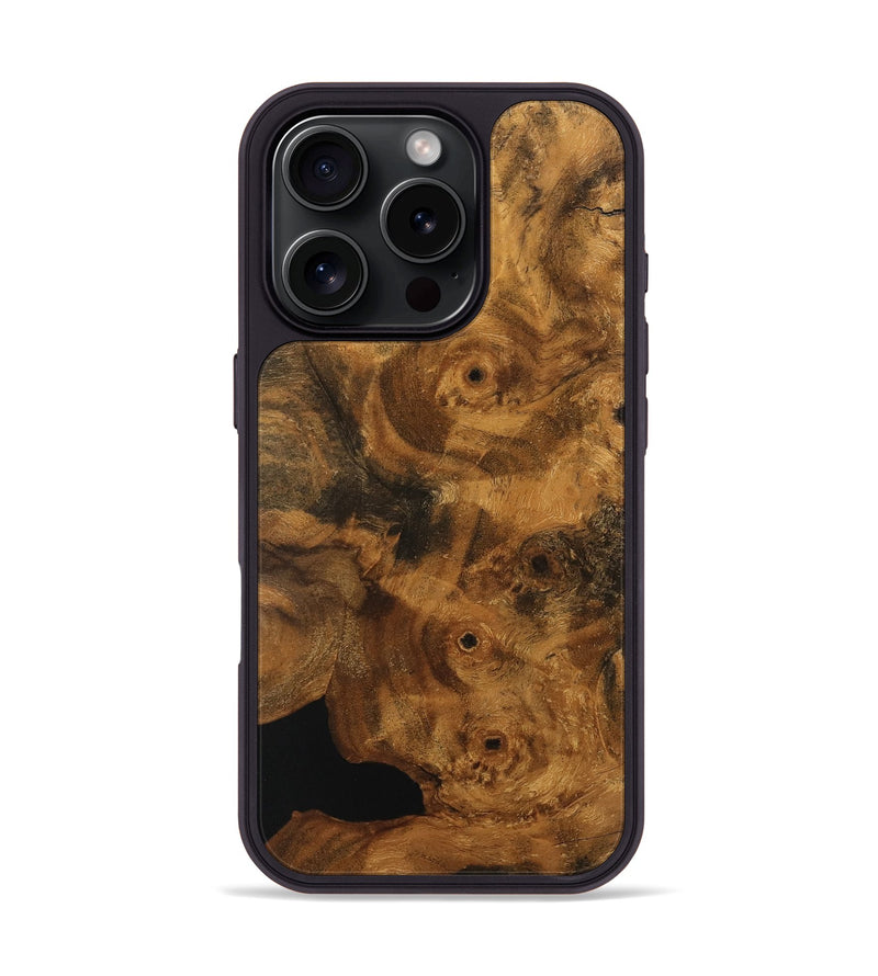 iPhone 16 Pro Wood Phone Case - Tania (Wood Burl, 751500)