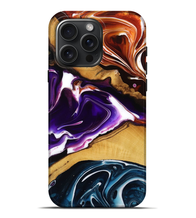 iPhone 16 Pro Max Wood Live Edge Phone Case - Leatha (The Lab, 751530)