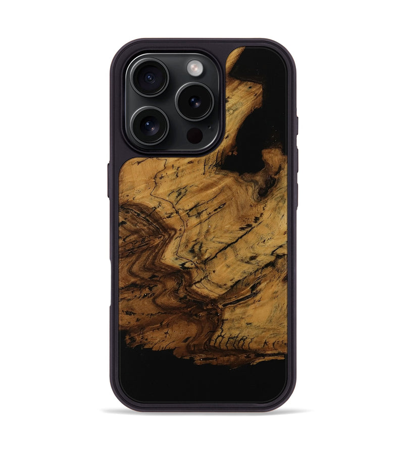 iPhone 16 Pro Wood Phone Case - Darion (Wood Burl, 751562)