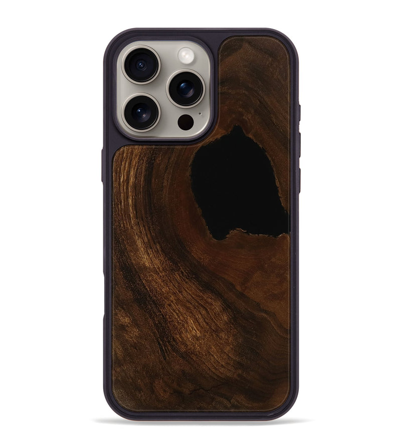iPhone 16 Pro Max Wood Phone Case - Nyomi (Wood Burl, 751602)