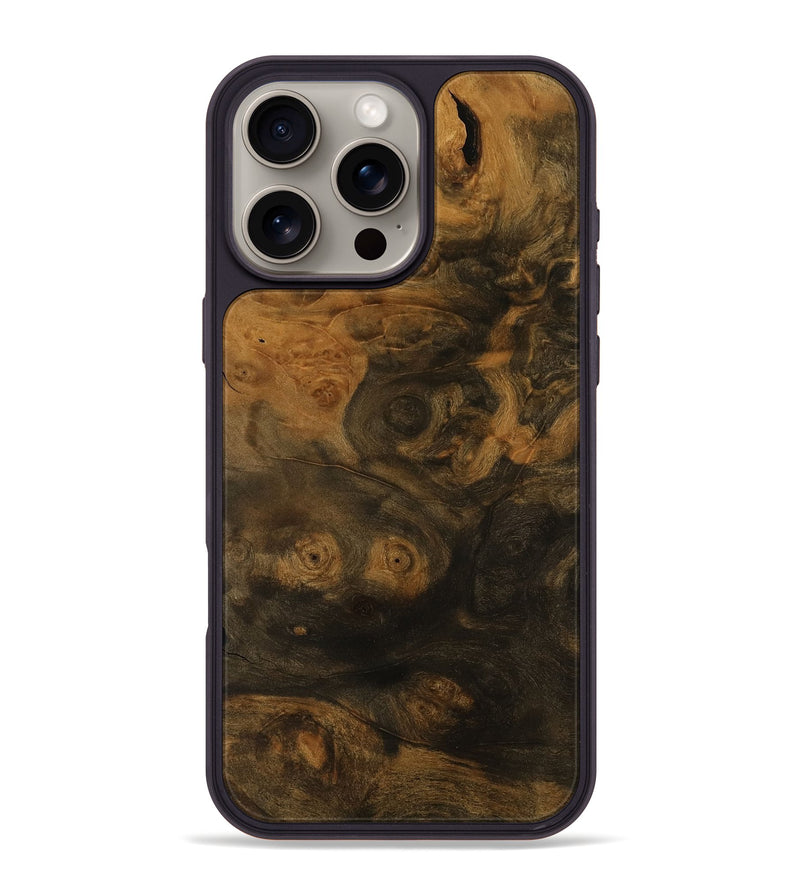 iPhone 16 Pro Max Wood Phone Case - Sudie (Wood Burl, 751603)
