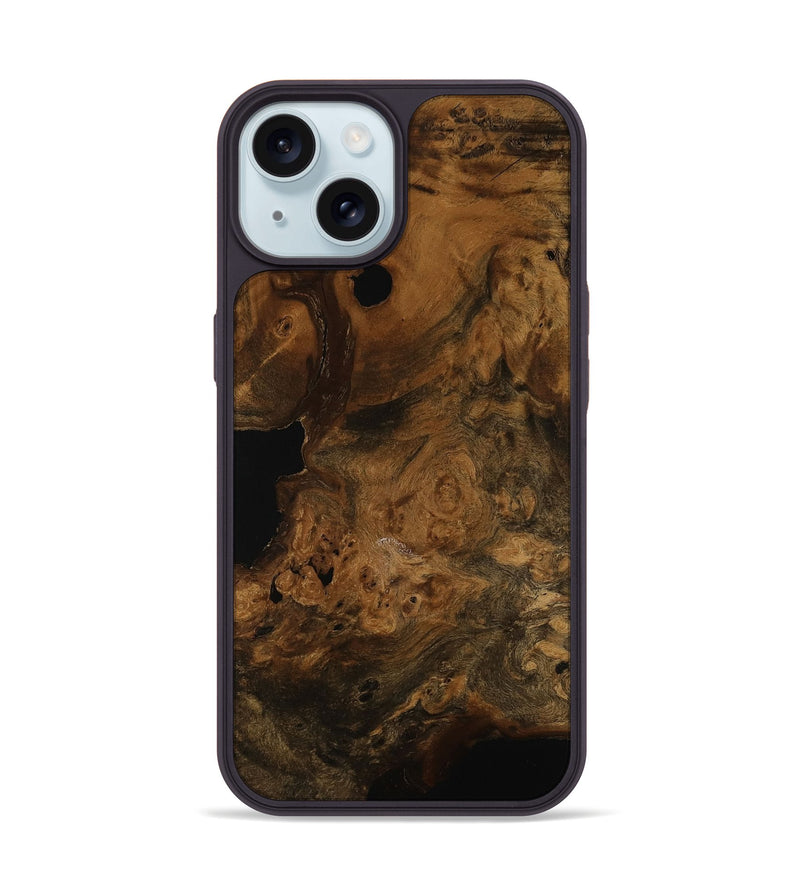 iPhone 15 Wood Phone Case - Autumn (Wood Burl, 751612)