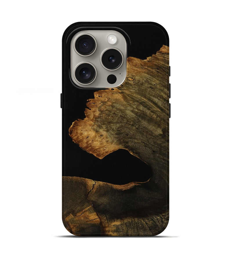 iPhone 16 Pro Wood Live Edge Phone Case - Natalie (Wood Burl, 751664)