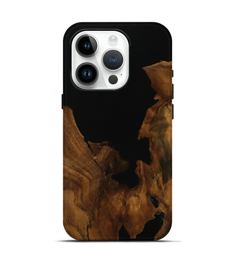 iPhone 15 Pro Wood Live Edge Phone Case - Blaze (Wood Burl, 751704)