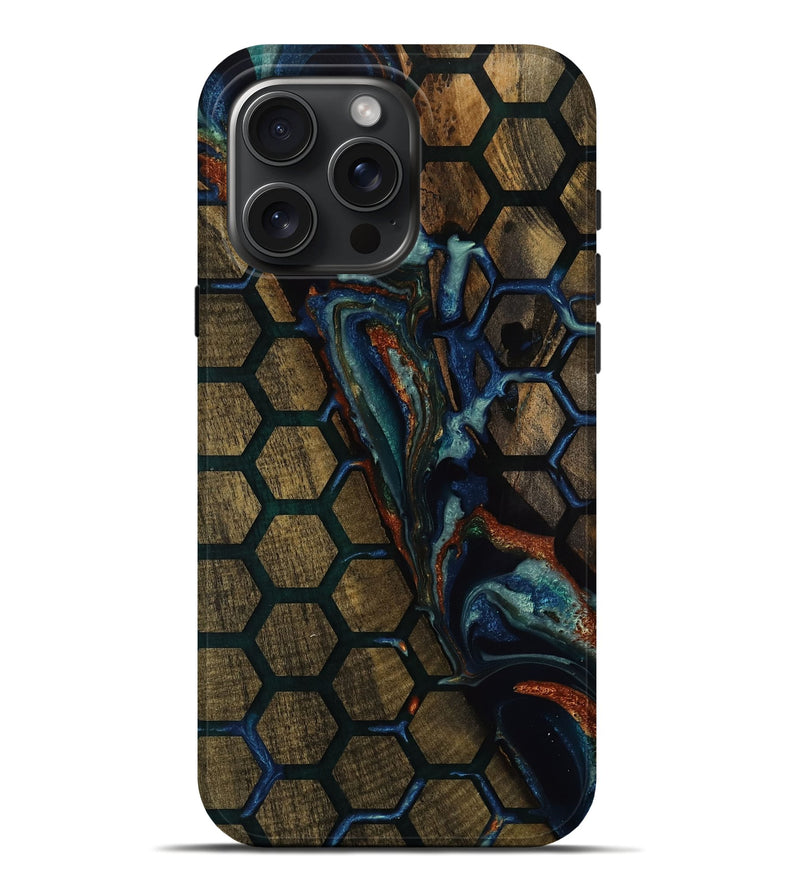 iPhone 16 Pro Max Wood Live Edge Phone Case - Adelia (Pattern, 751708)
