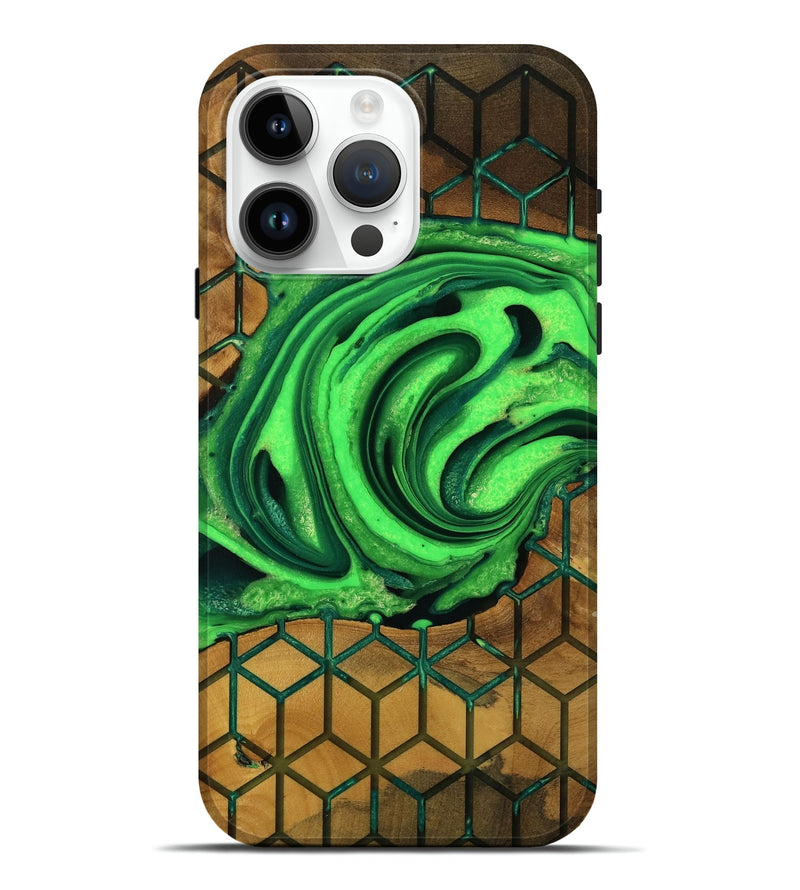 iPhone 15 Pro Max Wood Live Edge Phone Case - Denisha (Pattern, 751709)
