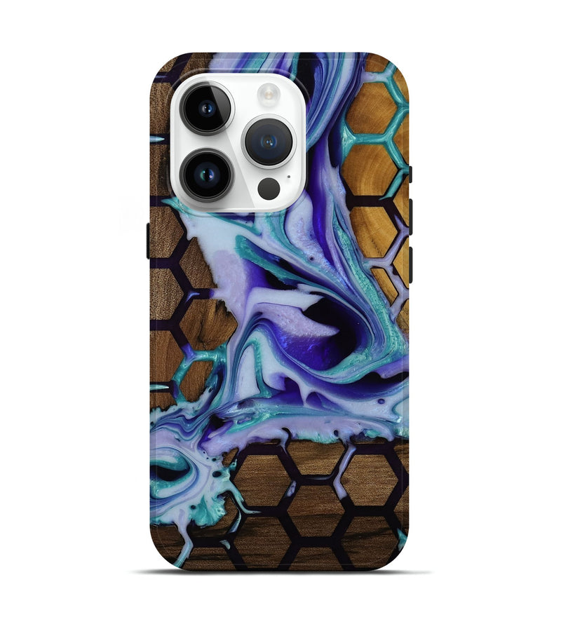 iPhone 15 Pro Wood Live Edge Phone Case - Alyson (Pattern, 751714)