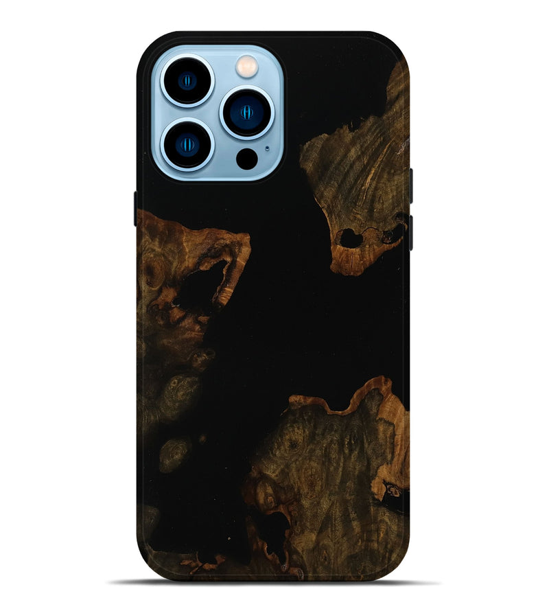 iPhone 14 Pro Max Wood Live Edge Phone Case - Lew (Wood Burl, 751720)