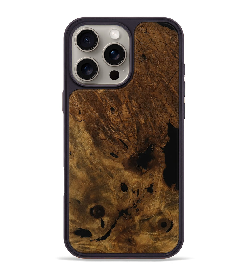 iPhone 16 Pro Max Wood Phone Case - Moshe (Wood Burl, 751781)