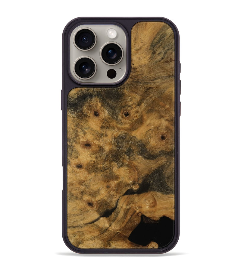 iPhone 16 Pro Max Wood Phone Case - Rodrick (Wood Burl, 751785)