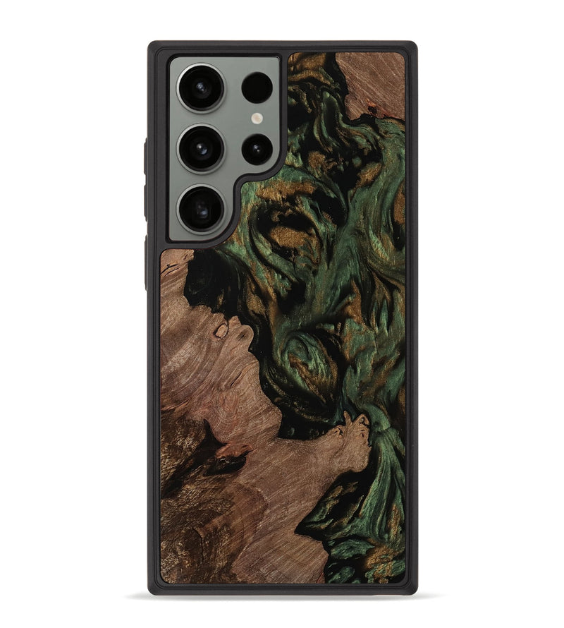 Galaxy S23 Ultra Wood Phone Case - Trena (Green, 751844)