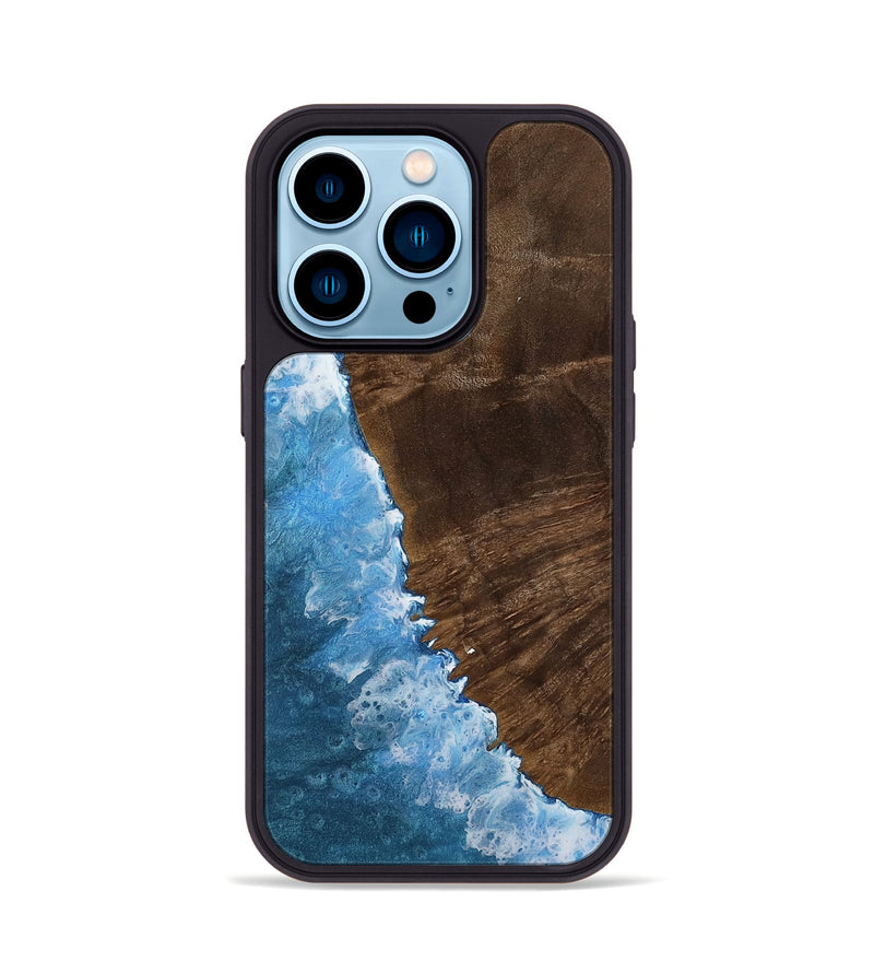 iPhone 14 Pro Wood Phone Case - Lourdes (Coastal, 751948)
