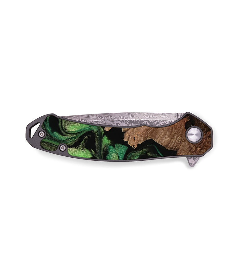EDC Wood Pocket Knife - Dariana (Green, 751986)