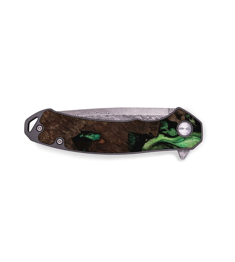 EDC Wood Pocket Knife - Nathan (Green, 752005)