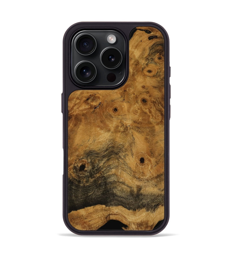 iPhone 16 Pro Wood Phone Case - Breana (Wood Burl, 752034)